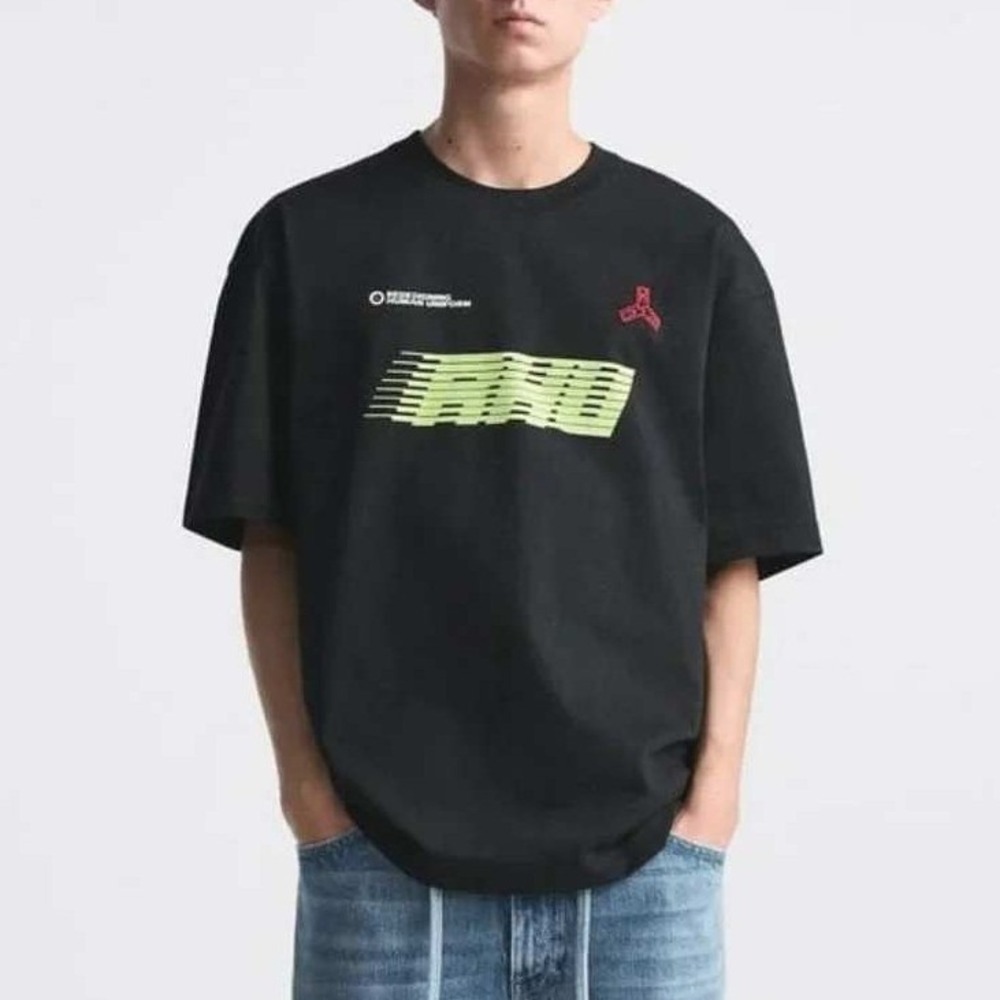 Zara x Rhuigi / Rhude T-Shirt Black Small
